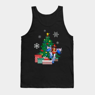 Starscream Around The Christmas Tree Transformers Tank Top